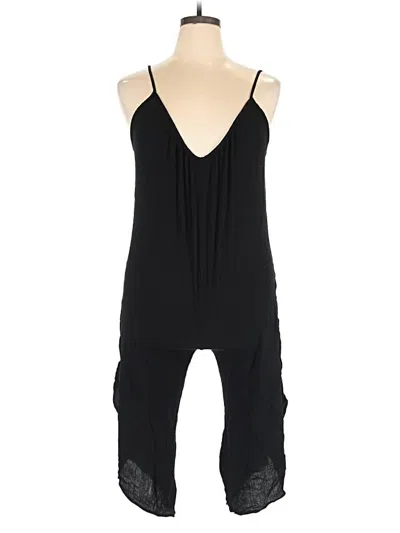 Pre-owned Audrey 3+1 Romper In Black