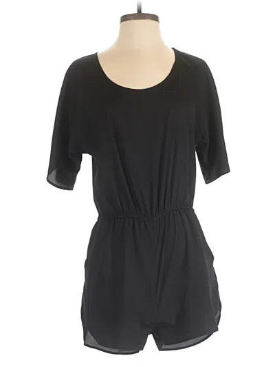 Pre-owned Audrey 3+1 Romper In Black