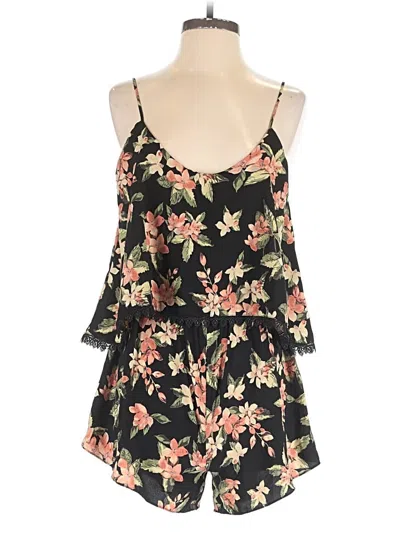 Pre-owned Audrey 3+1 Romper In Black