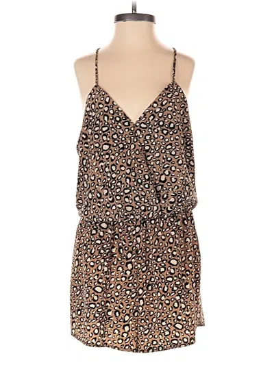 Pre-owned Audrey 3+1 Romper In Brown