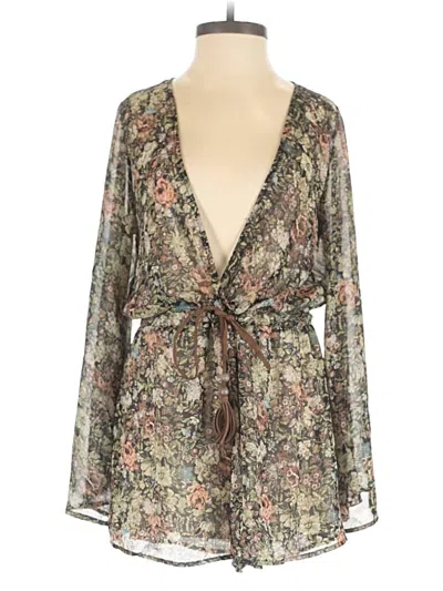 Pre-owned Audrey 3+1 Romper In Brown
