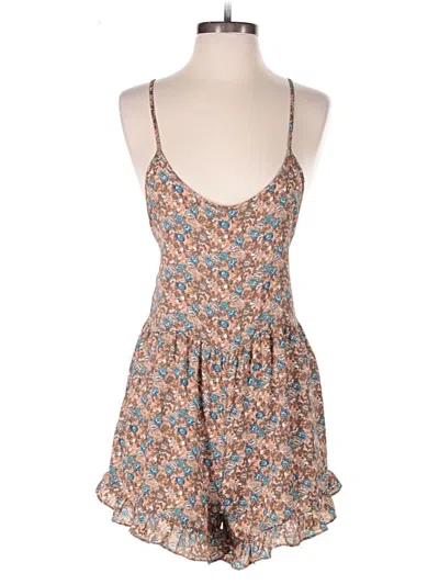 Pre-owned Audrey 3+1 Romper In Brown