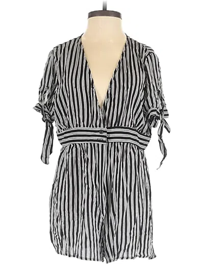 Pre-owned Audrey 3+1 Romper In Gray