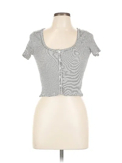 Pre-owned Audrey 3+1 Short Sleeve T-shirt In White