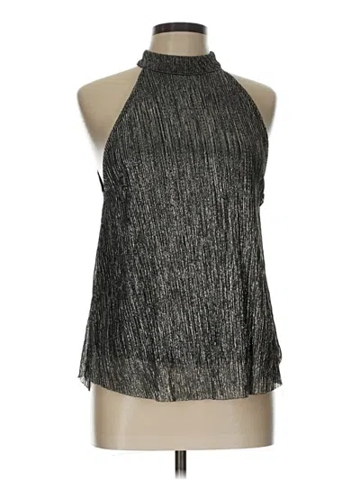 Pre-owned Audrey 3+1 Sleeveless Blouse In Silver