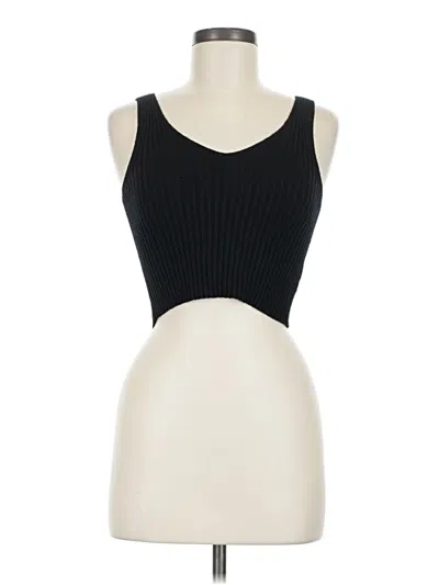 Pre-owned Audrey 3+1 Sleeveless Top Black Strapless Neckline Tops