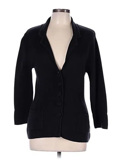 Pre-owned Audrey & Grace Cardigan Sweater In Black
