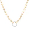 Audrey By Aurate Diamond Beaded 18" Pendant Necklace (1/8 Ct. T.w.) In Gold Vermeil & Sterling Silver, Exclusively At In Gold Vermeil  Sterling Silver