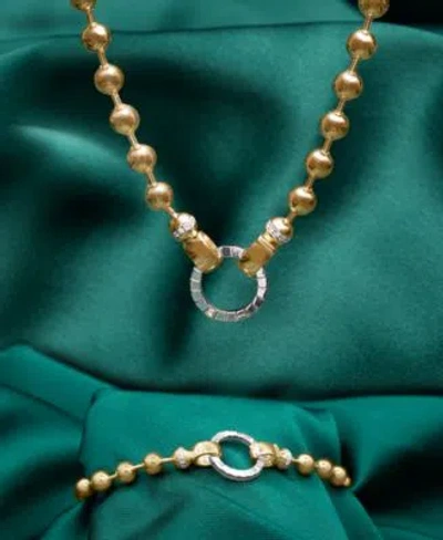 Audrey By Aurate Diamond Beaded 18 Pendant Necklace Bracelet In Gold Vermeil Sterling Silver Exclusively At Macys In Gold Vermeil  Sterling Silver