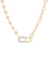 Audrey By Aurate Diamond Horizontal Link Two-chain 18" Pendant Necklace (1/5 Ct. T.w.) In Gold Vermeil, Created For M In Gold Vermeil