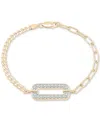 AUDREY BY AURATE DIAMOND LINK TWO-CHAIN BRACELET (3/4 CT. T.W.) IN GOLD VERMEIL, CREATED FOR MACY'S