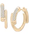 AUDREY BY AURATE DIAMOND SMALL HOOP EARRINGS (1/6 CT. T.W.) IN GOLD VERMEIL, CREATED FOR MACY'S