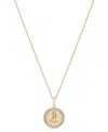 Audrey By Aurate Diamond Zodiac Reversible Pendant Necklace Collection In Gold Vermeil, Exclusively At Macy's In Sagittarius