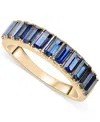 AUDREY BY AURATE NANO EMERALD COLOR BAGUETTE RING (1 CT. T.W.) IN GOLD VERMEIL (ALSO IN NANO WHITE SAPPHIRE COLOR, NA