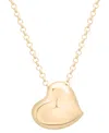 Audrey By Aurate Polished Heart 18" Pendant Necklace In Gold Vermeil, Exclusively At Macy's In Gold Vermeil
