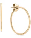 Audrey By Aurate Polished Hoop Earrings In Gold Vermeil, Created For Macy's In Gold Vermeil