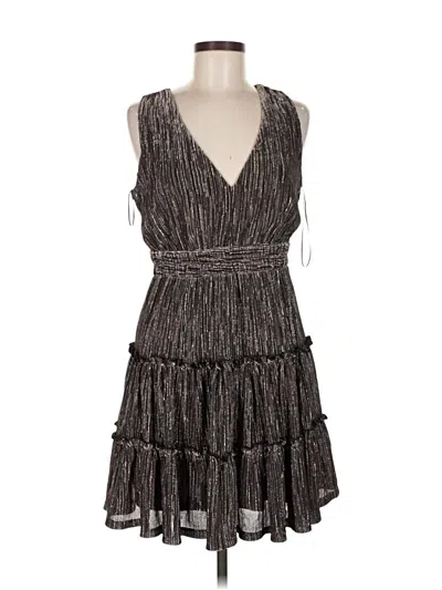 Pre-owned Audrey Parks X Francesca's Cocktail Dress In Gray