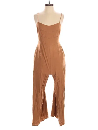 Pre-owned Audrey Parks X Francesca's Jumpsuit In Brown