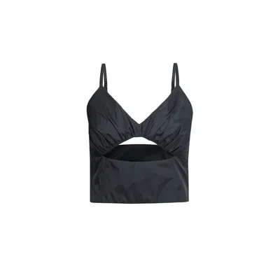 Audrey Vallens Women's Black All-gen Cutout Detail Cami