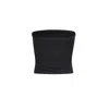 Audrey Vallens Women's Black Bamboo Band Top In Black