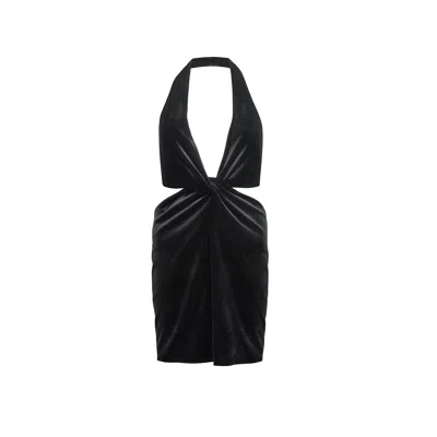 Audrey Vallens Women's Black Miss Av Celine Dress