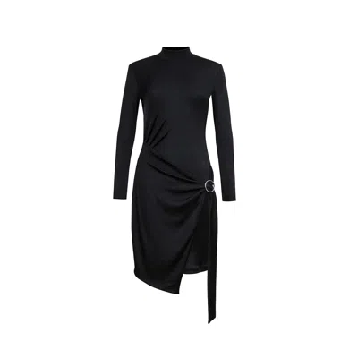 Audrey Vallens Women's Black Miss Av Lilli Dress