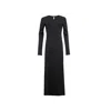 Audrey Vallens Women's Black Miss Av Rib Dress In Black
