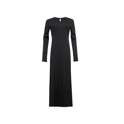 Audrey Vallens Women's Black Miss Av Rib Dress