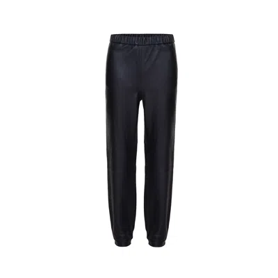 Audrey Vallens Women's Black Phoenix Leather Pants