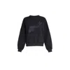 Audrey Vallens Women's Black Spades 2 Sweatshirt In Black