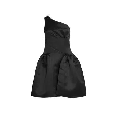 Audrey Vallens Women's Black Venus Baby Doll Dress