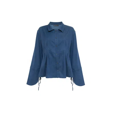 Audrey Vallens Women's Blue Denim Affair Shirt