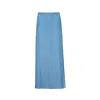 Audrey Vallens Women's Blue Urban Maxi Tencel Skirt In Blue