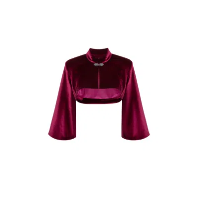 Audrey Vallens Women's Red Miss Av Amelie Bolero