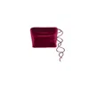 Audrey Vallens Women's Red Miss Av Ella Band Top & Ties In Red