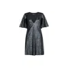 Audrey Vallens Women's Silver Miss Av Camille Dress In Silver
