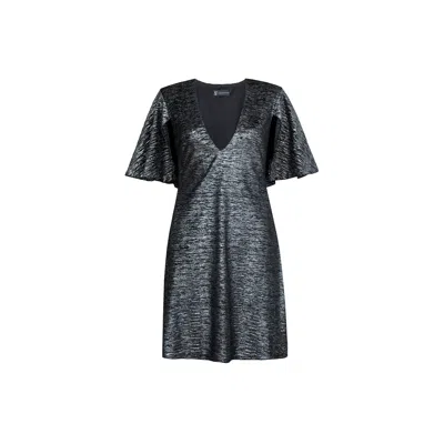 Audrey Vallens Women's Silver Miss Av Camille Dress