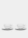 Augarten 1929 Josef Hoffmann Atlantis Porcelain Teacup And Saucer (set Of 2)