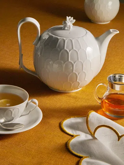 Augarten 1929 Josef Hoffmann Atlantis Porcelain Teapot  Abask Luxury Gift In White