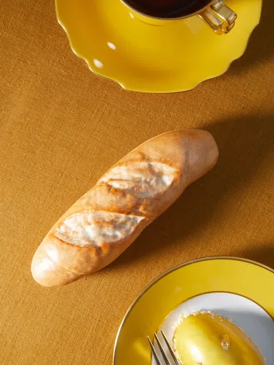 Augarten Hand-painted Porcelain Baguette Dish  Abask Luxury Gift In Brown