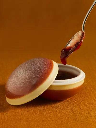 Augarten Hand-painted Porcelain Donut Box  Abask Luxury Gift In Brown