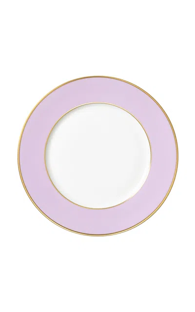 Augarten Wien - Charger Plate Lilac - Yellow