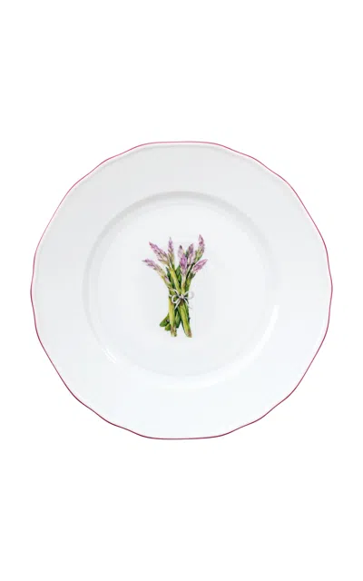 Augarten Wien - Dinner Plate Botanica - Asparagus - Multi