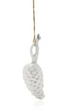 Augarten Wien Porcelain Pine Cone Ornament In Multi