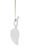 Augarten Wien Porcelain Pine Cone Ornament In Nude