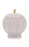 Augarten Wien Porcelain Sugar Bowl In Pink
