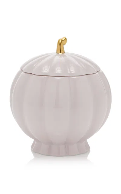 Augarten Wien Porcelain Sugar Bowl In Pink