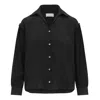 Auguri Women's Black Silk Shirt In Black