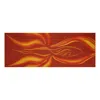 Auguri Women's Red / Orange Fire Print Scarf In Multi