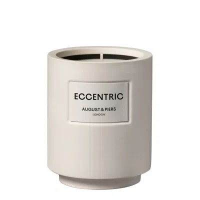August & Piers Eccentric Scented Candle 340g In Grey
